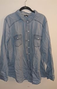 Denim button up